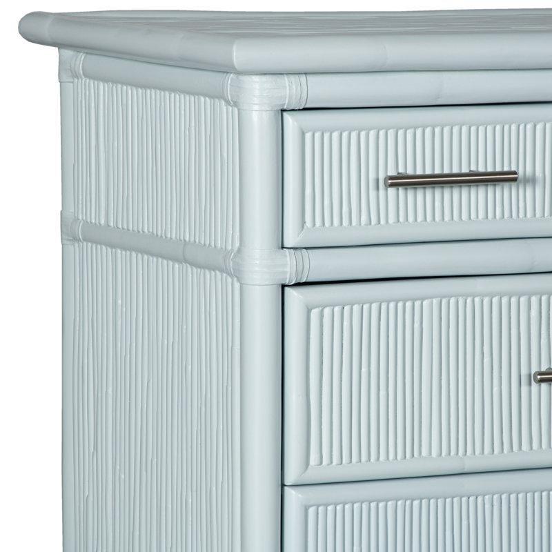 Turuncu Rattan 4 Çekmeceli Komodin - 77x51x77 cm - 128143