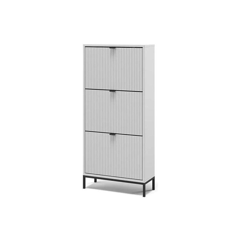 Viking Meşe Rengi 3 Düşer Kapaklı Ayakkabılık - 60x24x130 cm - 118546