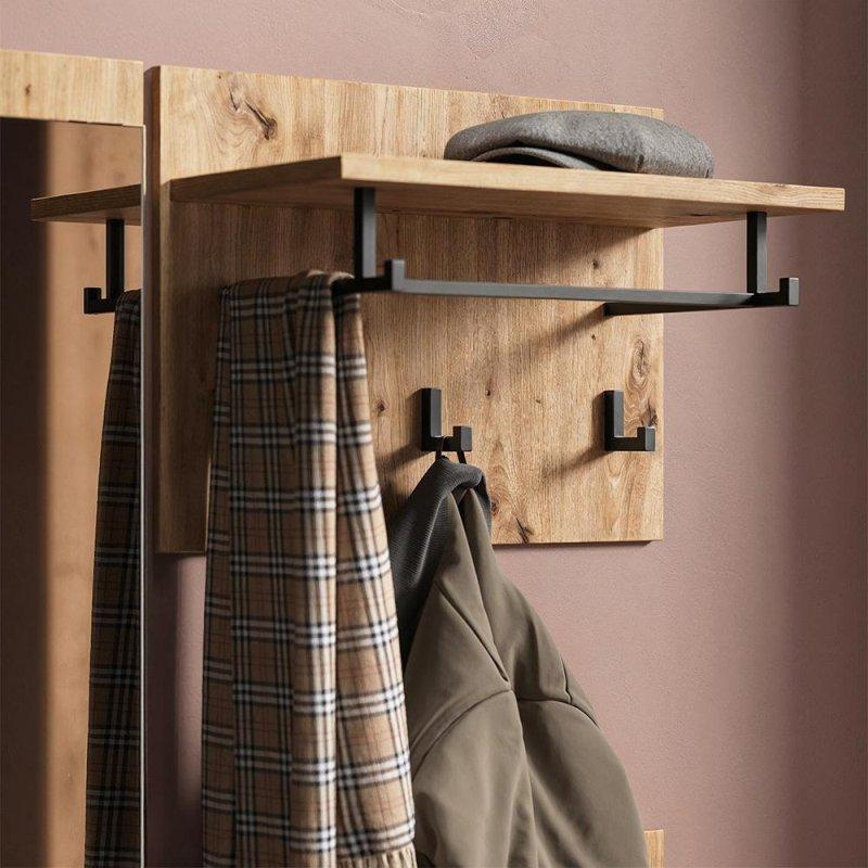 4 Parçalı Dikdörtgen Portmanto Vestiyer - 90 cm - 159268