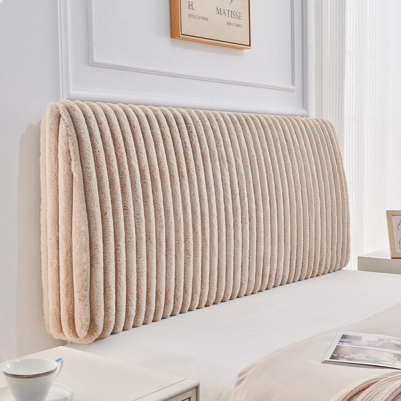 Açık Deve Tüyü Kumaş Ergonomik Yüksekliği Ayarlanabilir Yatak Başlığı - 153 cm - 144570