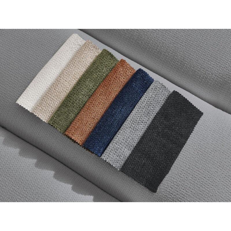 Açık Gri Buklet Kumaş Sağ Köşe Koltuk - 288x186 cm - 152027