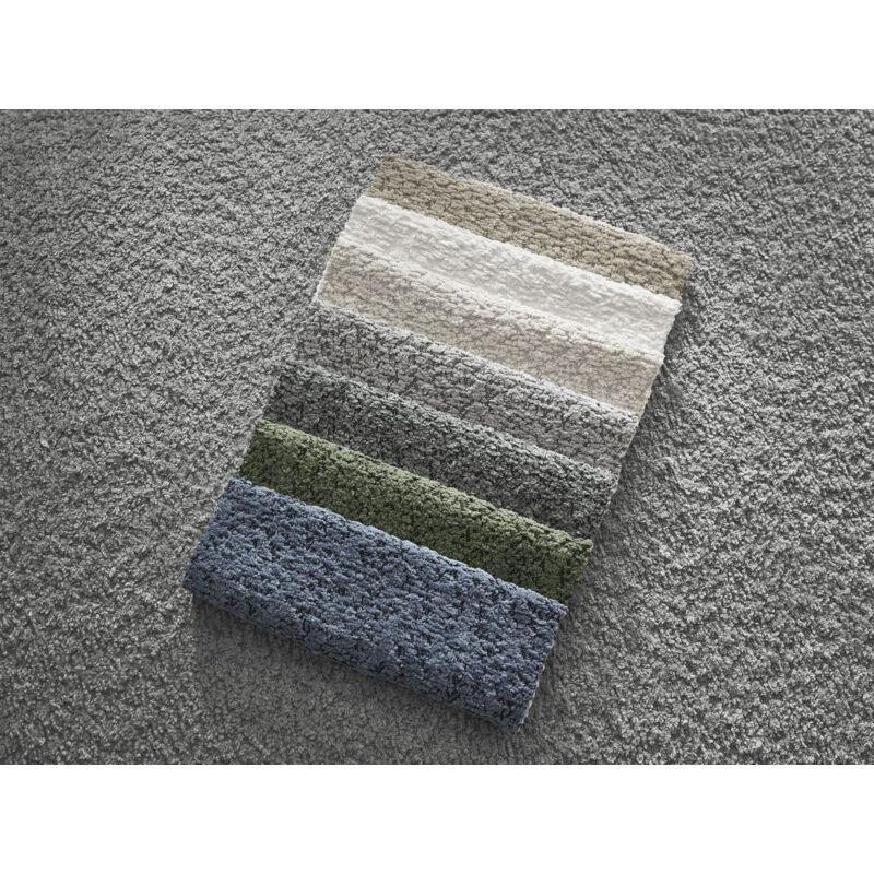 Açık Gri Buklet Kumaş Sağ Köşeli Dekoratif Yastıklı Köşe Koltuk - 290x140 cm - 151971