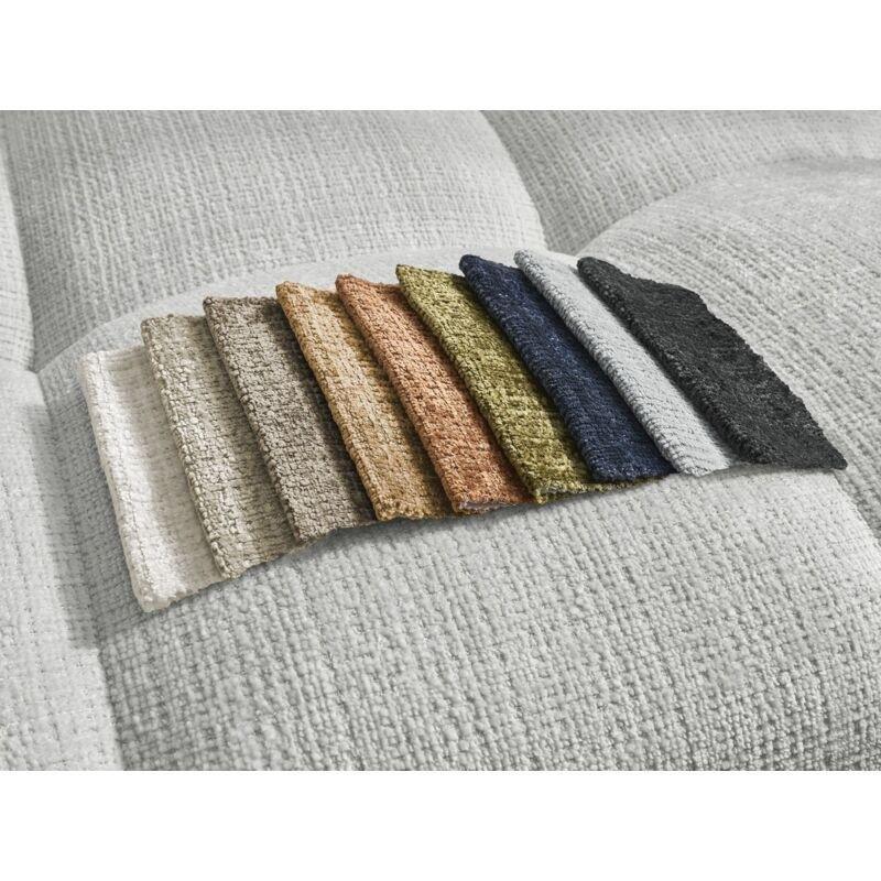 Açık Gri Dokulu Kumaş Yataklı Sandıklı Panoramik U Köşe Koltuk Takımı - 465 cm - 152172