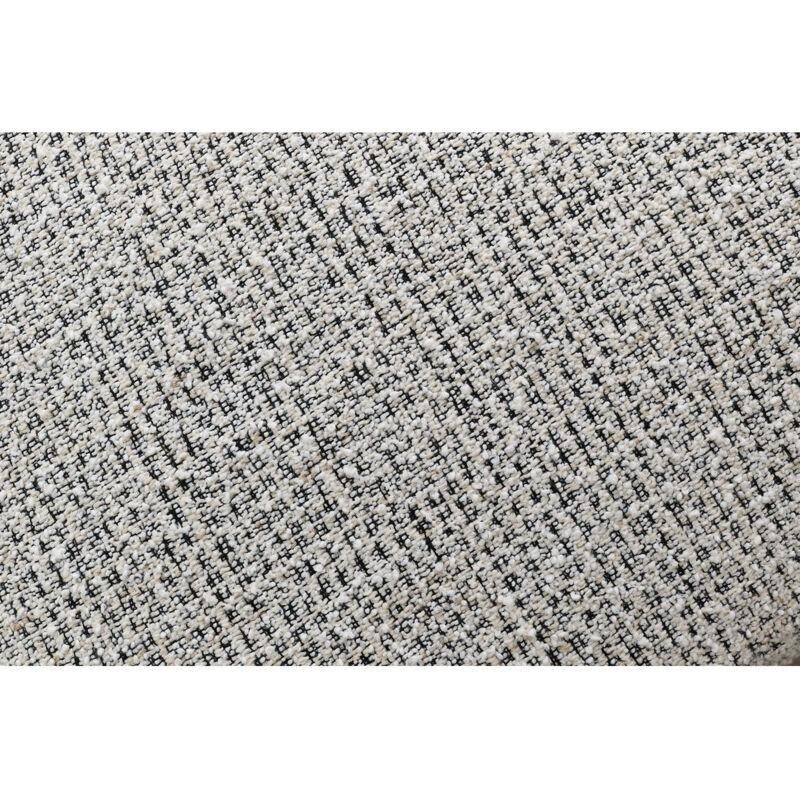 Açık Gri Polyester Kumaş Yataklı Sandıklı Puflu Panoramik Köşe Koltuk Takımı - 370x200 cm - 152524