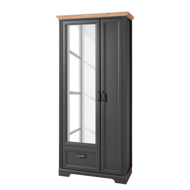 Ahşap 5 Parçalı Aynalı Çekmeceli Oturaklı Portmanto Vestiyer Seti - 281 cm - 159214