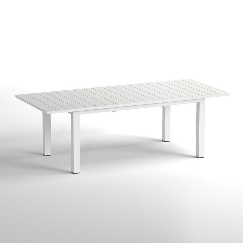 Alüminyum Açılabilir Dikdörtgen Dış Mekan Yemek Masası - 173-232 cm - 148296