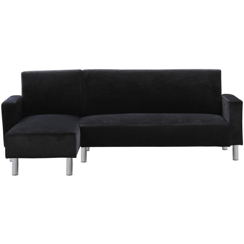 Antrasit Gri Polyester Kumaş Metal Ayaklı 4 Kişilik Yönü Değiştirilebilir Köşe Koltuk - 209x73x83 cm - 153369