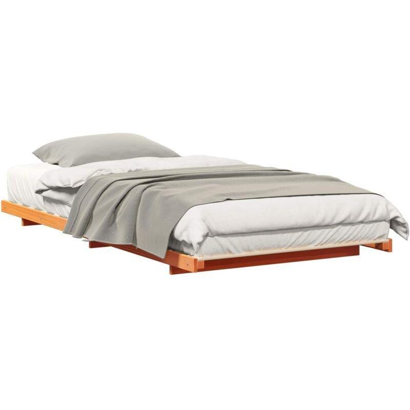 Balmumu Kahverengi Masif Çam Ağacı Platform Baza - 100x200 cm - 143623