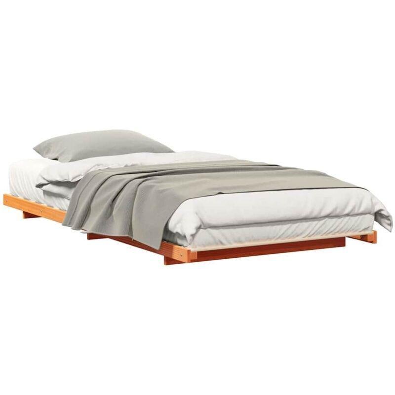 Balmumu Kahverengi Masif Çam Ağacı Platform Baza - 100x200 cm - 143623