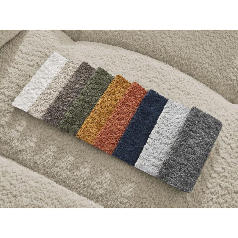 Bej Buklet Kumaş Yataklı Sandıklı Puflu Sağ Köşe Koltuk - 258x150 cm - 151937