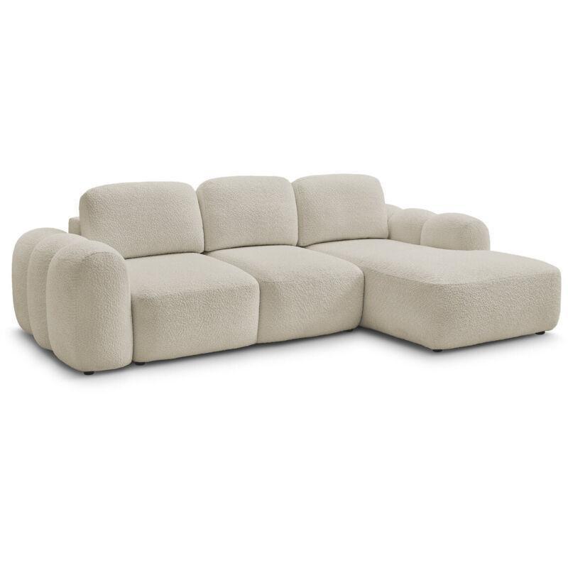 Bej Buklet Kumaş Yataklı Sandıklı Sağ Köşe Koltuk Takımı - 151930