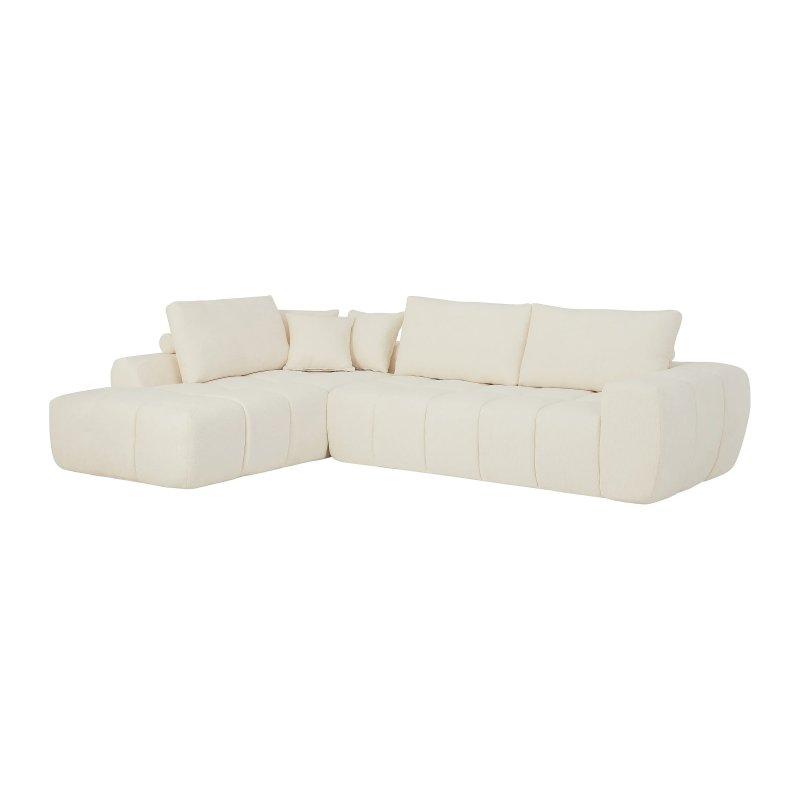 Bej Dokulu Kumaş Sağ Köşe Koltuk - 300x209 cm - 156082