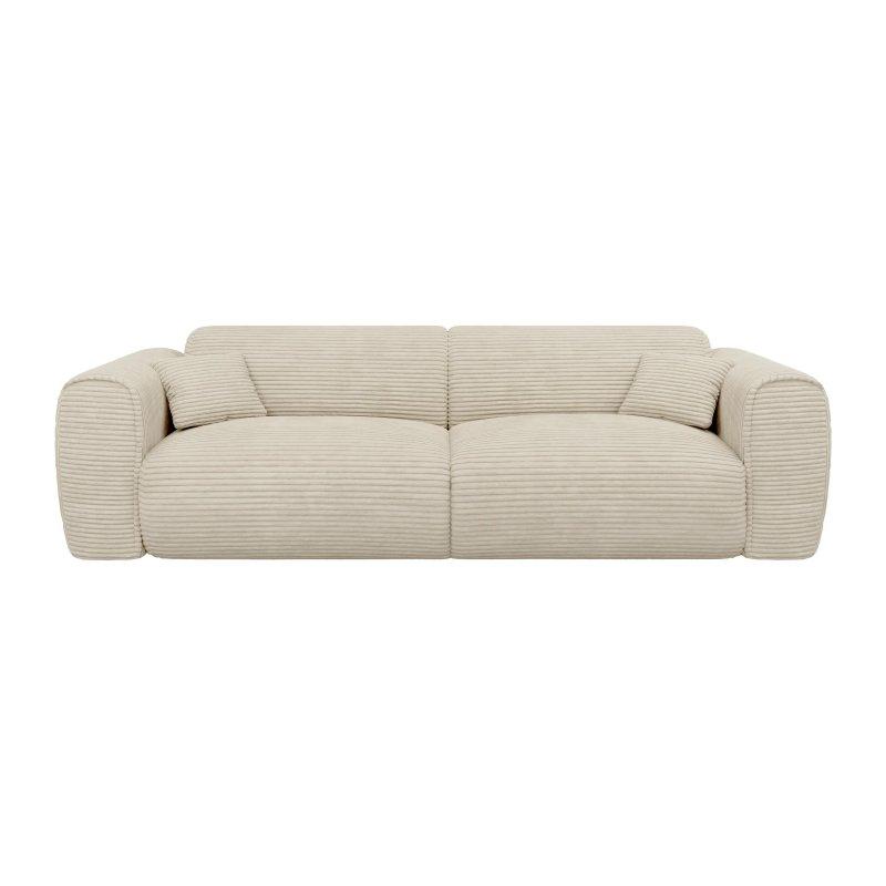 Bej Fitilli Kadife Express Mekanizmalı 4 Kişilik Yataklı Koltuk - 236 cm - 155425