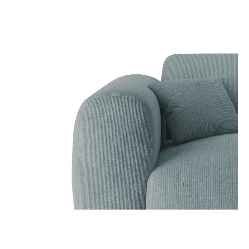 Bej İnce Fitilli Kadife Sağ Köşe Uzanma Modüllü Koltuk - 280x165 cm - 156022