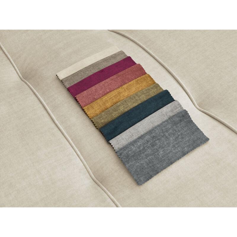 Bej Kadife Yataklı Sandıklı Puflu Koltuk - 248 cm - 153484