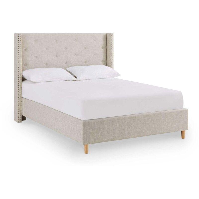 Bej Kapitoneli Kumaş Barok Stil Baza - 160x200 cm - 143757
