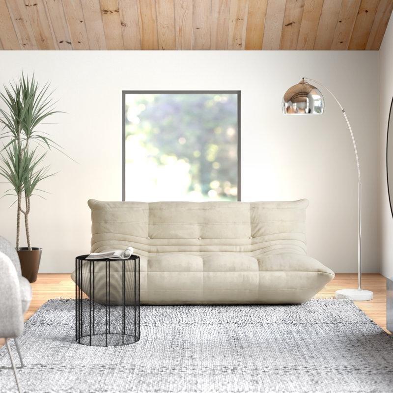 Bej Mikrosüet Üç Kişilik Kolsuz Ergonomik Puf Koltuk - 181 cm - 157525 Bej Mikrosüet Üç Kişilik Kolsuz Ergonomik Puf Koltuk - 181 cm - 157525