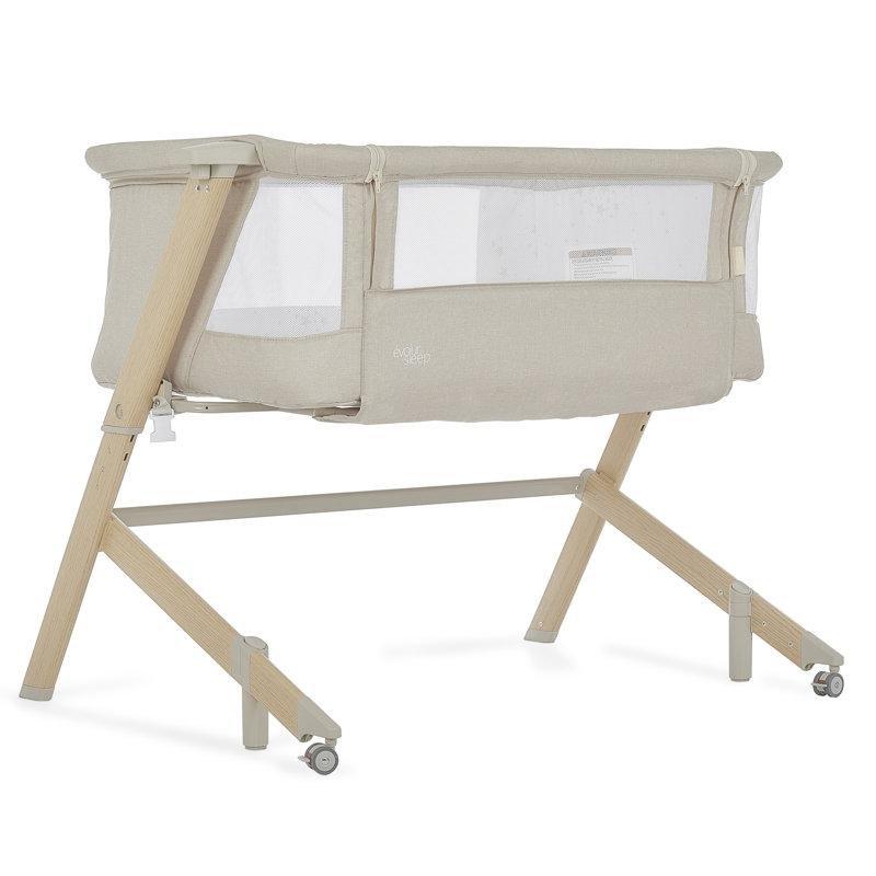 Bej Plastik Yüksekliği Ayarlanabilir Sallanır Anne Yanı Beşik - 97x51 cm - 161719