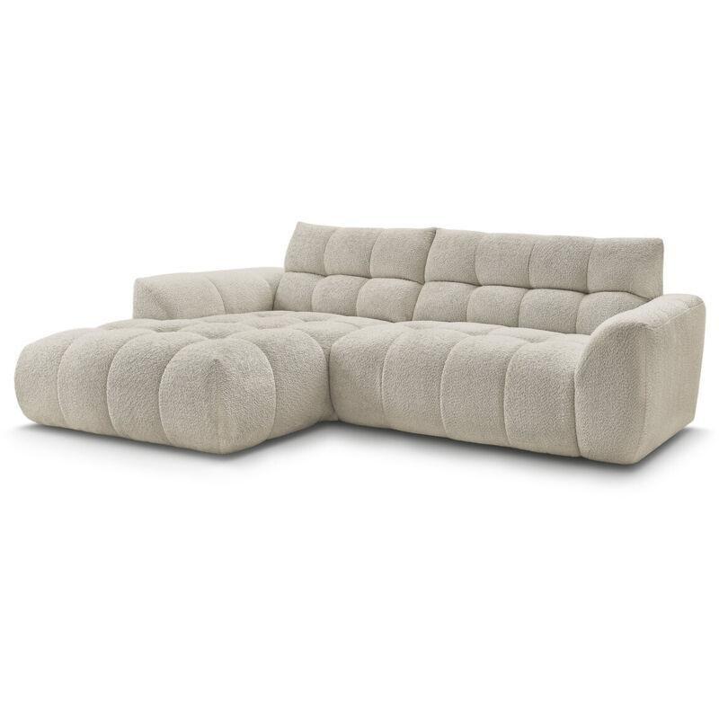 Bej Şönil Kumaş Sol Köşe Koltuk - 277x156 cm - 151981