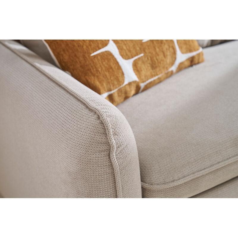 Bej Şönil Kumaş Yataklı Sandıklı Yönü Değiştirilebilir Köşe Koltuk - 212 cm - 153079