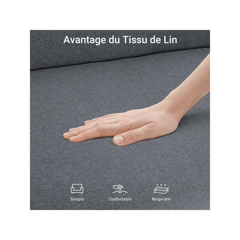 Bej Teddy Kumaş Ahşap İskandinav Tasarım İkili Koltuk - 107x76x60 cm - 155446