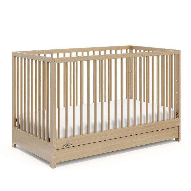 Beyaz Ahşap Çekmeceli 5i 1 Arada Dönüşebilen Büyüyen Beşik - 137x75 cm - 162217