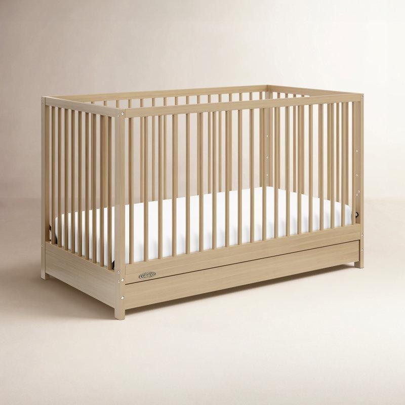 Beyaz Ahşap Çekmeceli 5i 1 Arada Dönüşebilen Büyüyen Beşik - 137x75 cm - 162217