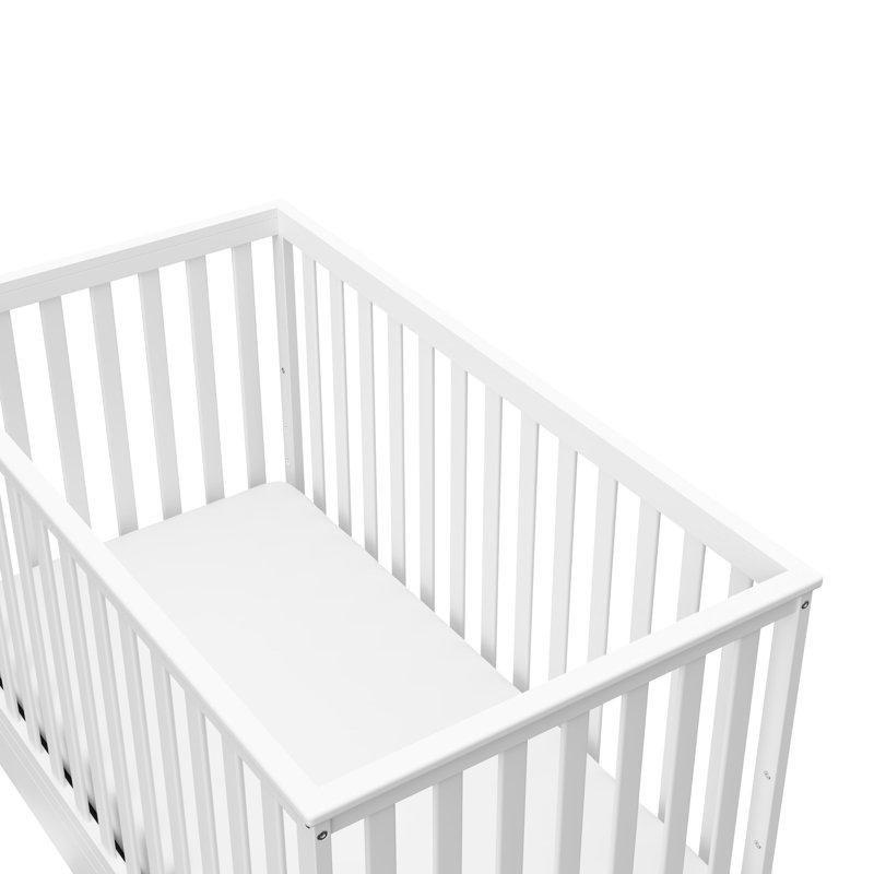 Beyaz Çam Ağacı Çekmeceli 5i 1 Arada Dönüşebilen Büyüyen Beşik - 162253