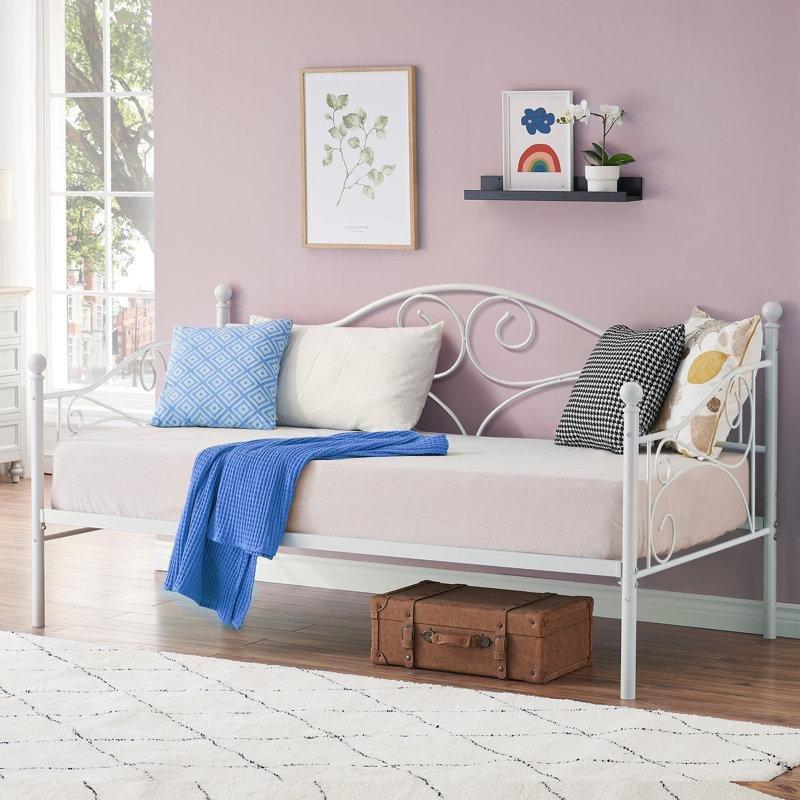 Beyaz Çelik Çok Fonksiyonlu Daybed Karyola - 105x199 cm - 142735