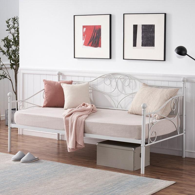 Beyaz Çelik Çok Fonksiyonlu Daybed Karyola - 105x199 cm - 142735