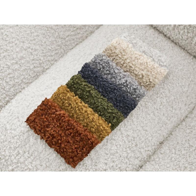 Beyaz Polyester Kumaş 3 Kişilik Koltuk - 232 cm - 153580