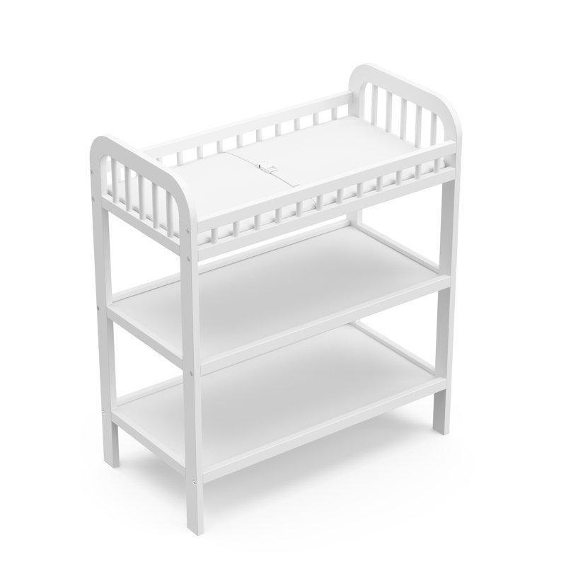 Çam Ağacı 2 Raflı ve Pedli Alt Değiştirme Masası - 86 cm - 163105