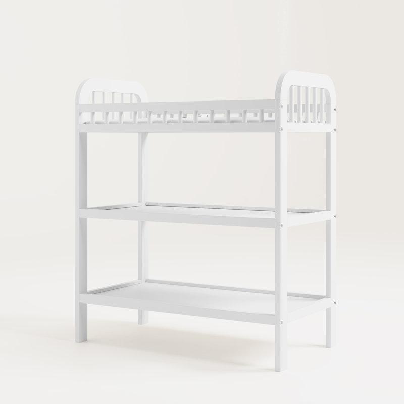 Çam Ağacı 2 Raflı ve Pedli Alt Değiştirme Masası - 86 cm - 163105