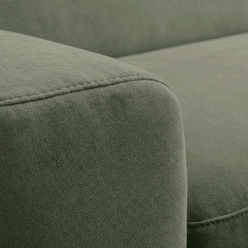 Çam Yeşili Atrani Kumaş 3 Kişilik Yatak Olan Koltuk - 238 cm - 154511