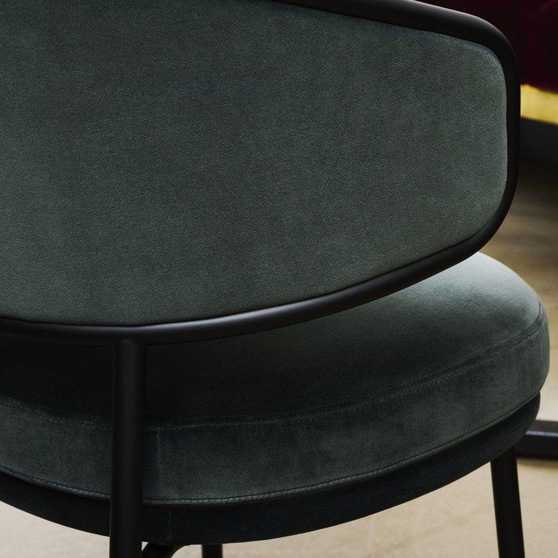 Çelik İskeletli Kumaş Döşemeli Kolçaklı Sandalye - 147594