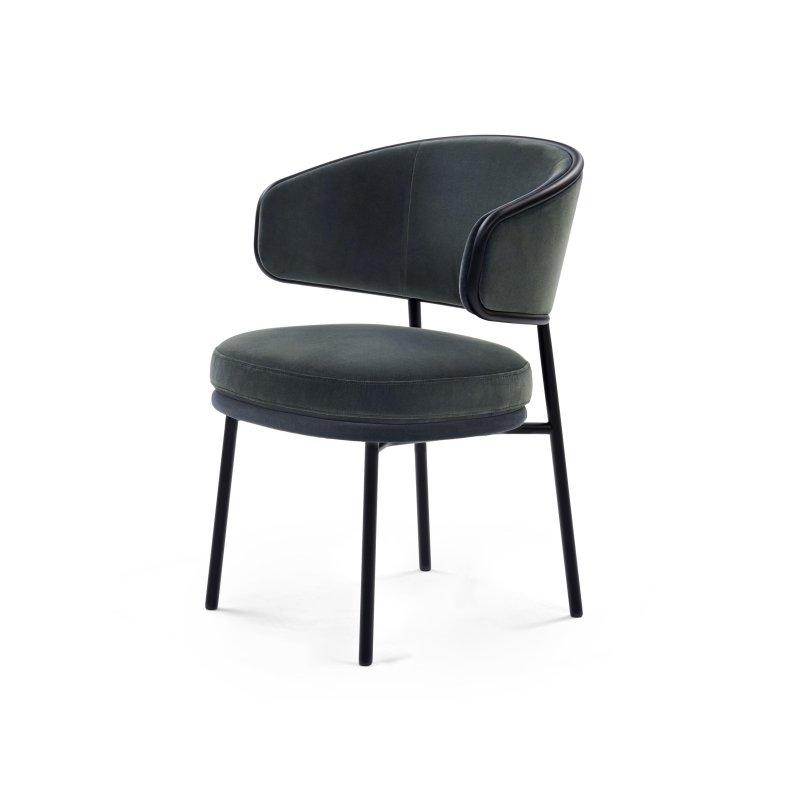 Çelik İskeletli Kumaş Döşemeli Kolçaklı Sandalye - 147594