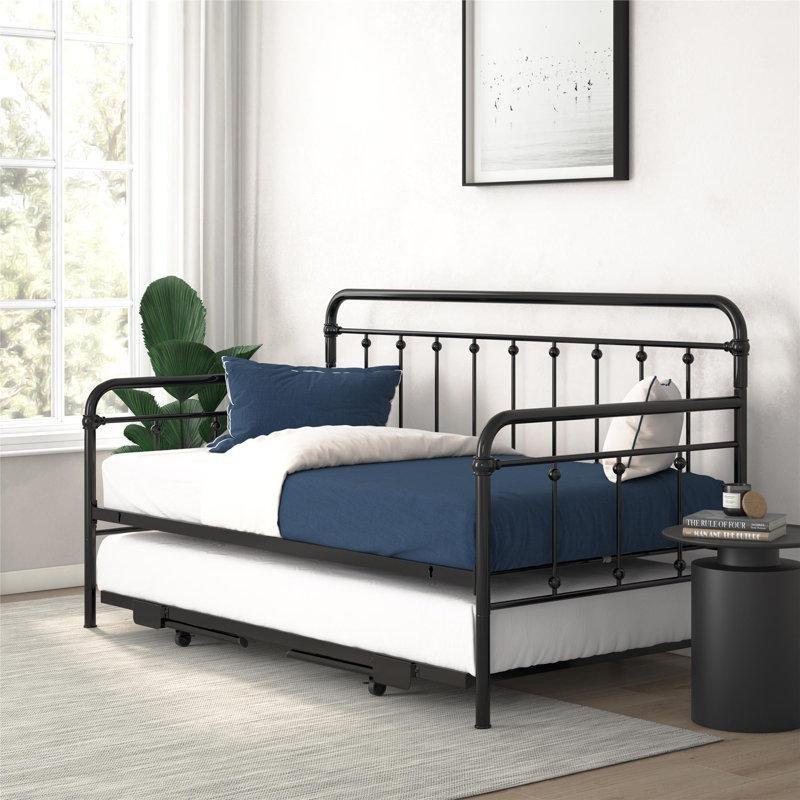 Çelik Yükseltilebilir Yavru Yataklı Daybed Karyola - 197x106 cm - 142852