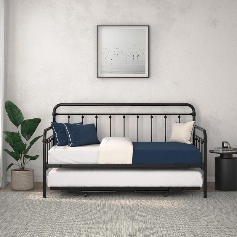 Çelik Yükseltilebilir Yavru Yataklı Daybed Karyola - 197x106 cm - 142852