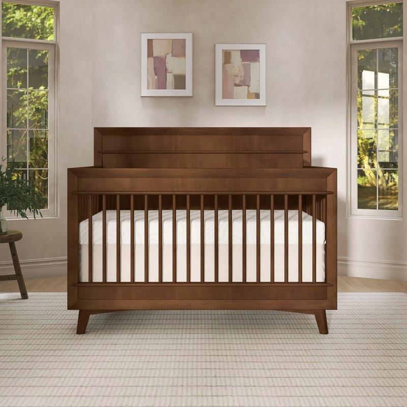 Ceviz Masif Kavak Ağacı 5i 1 Arada Büyüyen Beşik - 141x78 cm - 161851