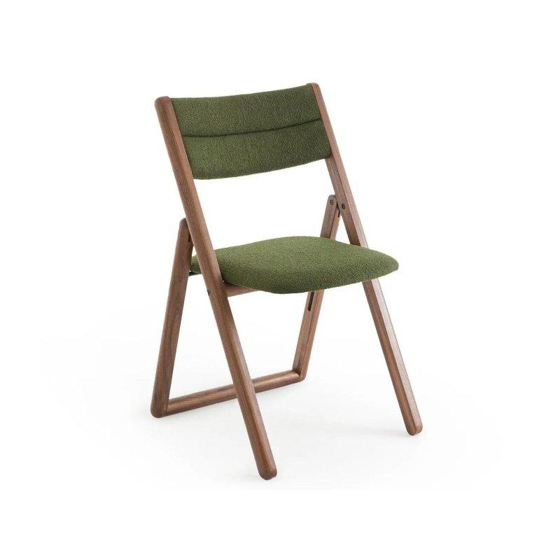 Ceviz ve Kumaş Katlanır Sandalye - 147438