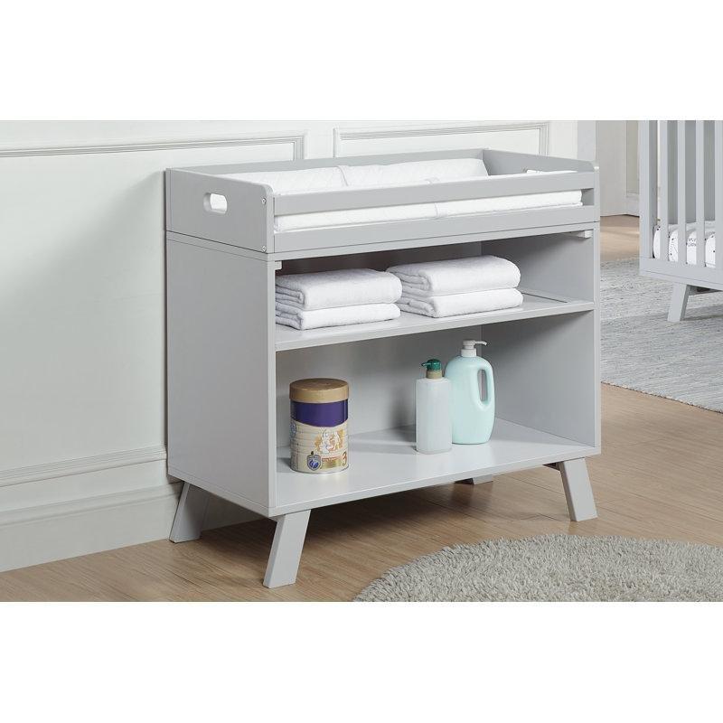 Çıkarılabilir Tepsili Çam Ahşap Çok Amaçlı Alt Değiştirme Masası - 89x45 cm - 162895