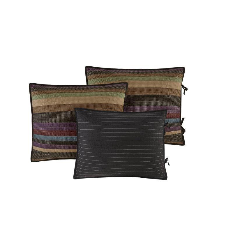 Çok Renkli Mikrofiber Çift Taraflı 6 Parça Daybed Karyola Örtü Seti - 100x191 cm - 142711