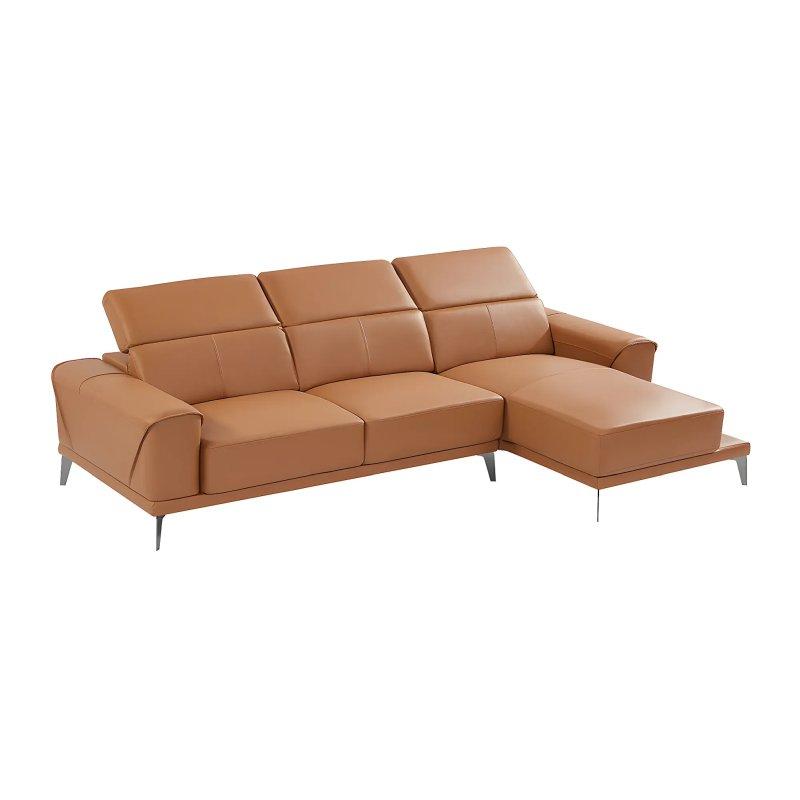 Deve Tüyü Manda Derisi Ayarlanabilir Başlıklı Sağ Köşe Koltuk - 279x170 cm - 155725