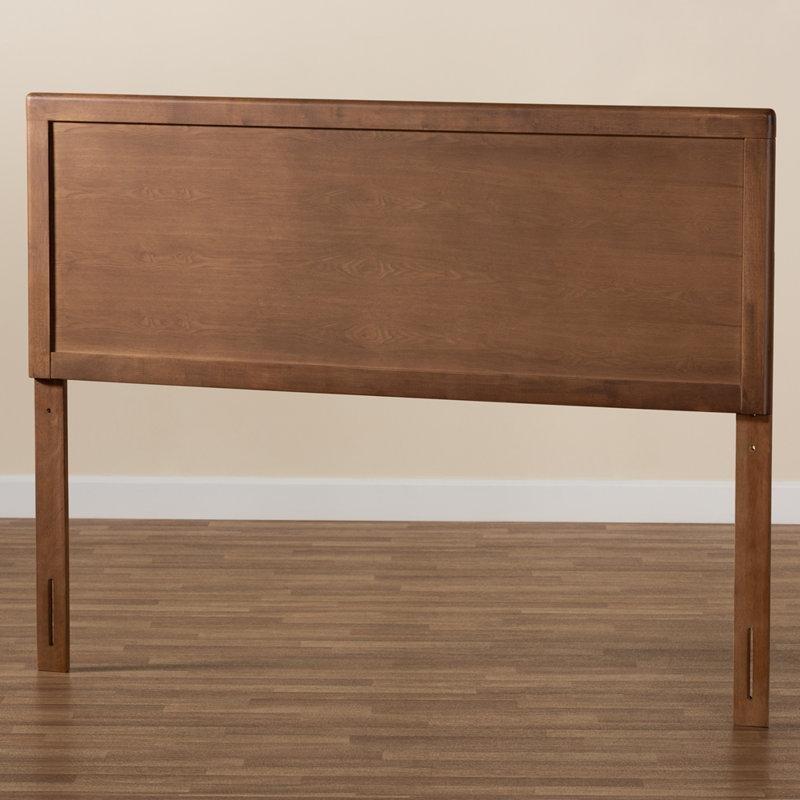 Dişbudak Ceviz Rengi Ahşap Panel Tasarımlı Yatak Başlığı - 199 cm - 144852