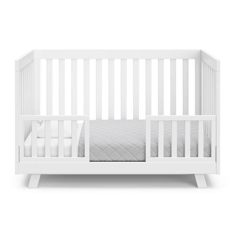 Doğal Ahşap Masif Çam 3 Kademeli Dönüşebilen Beşik Modelleri - 137x76 cm - 162223