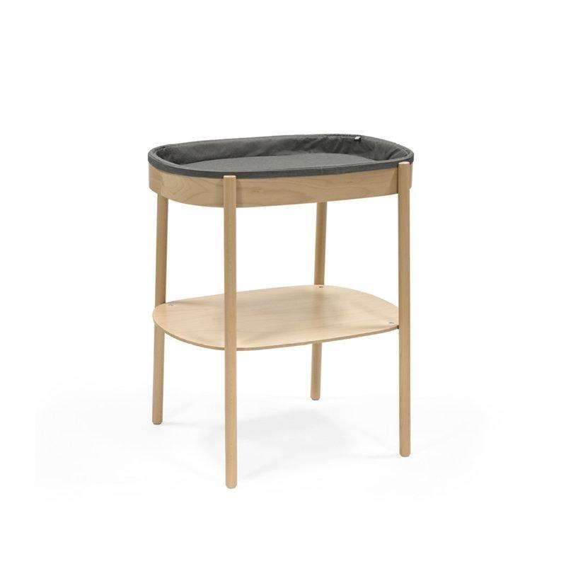 Doğal Masif Kayın Raflı ve Minderli Alt Değiştirme Masası - 81x54 cm - 162967