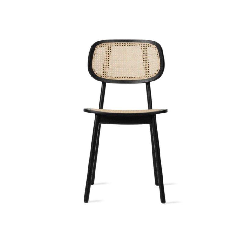 Doğal Meşe Masif Ahşap Hasır Örgü Sırtlı Sandalye - 147195