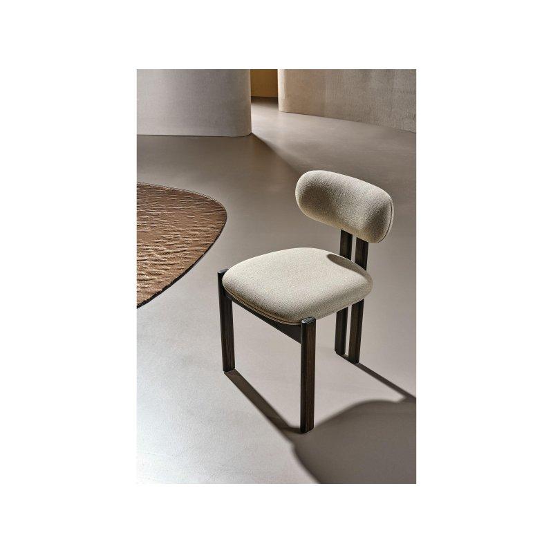 Döşemeli Masif Ahşap ve Metal İskeletli Sandalye - 147180