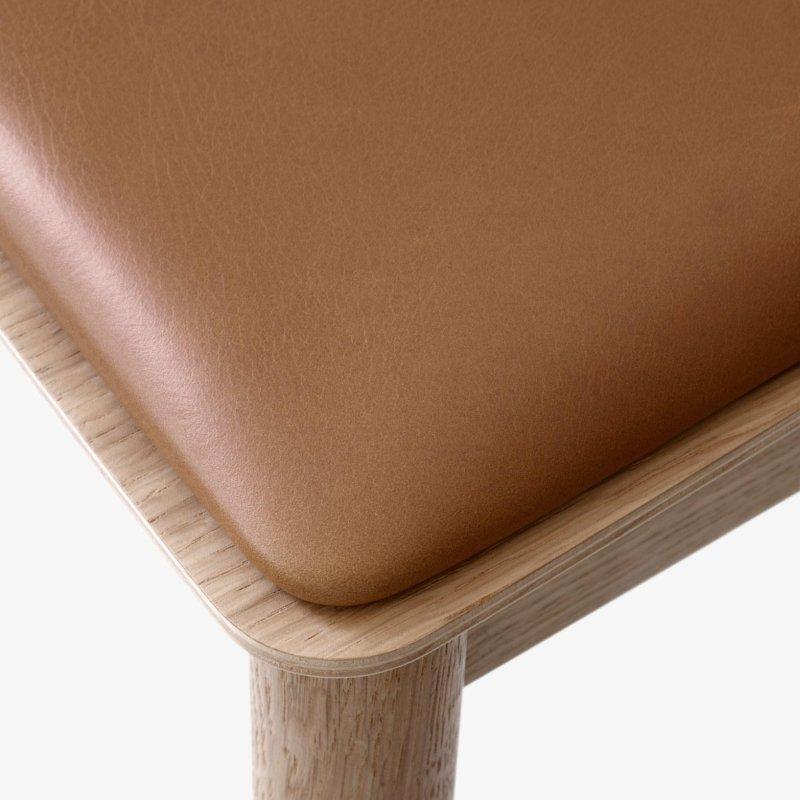 Döşemeli Masif Meşe Ahşap Sandalye - 147708