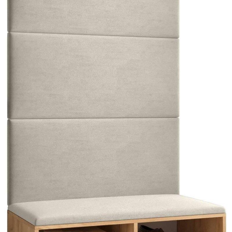 Döşemeli Panelli Metal Askılı Loft Tasarım Portmanto Vestiyer - 84x184x42 cm - 159112